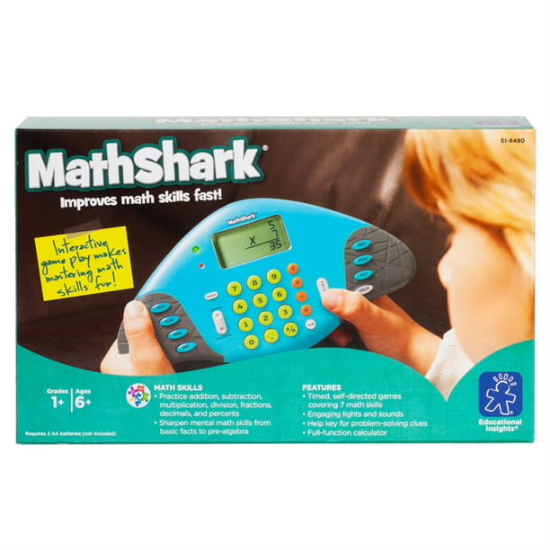 Math Shark Mathshark Educational Insights Handheld Electronic Learning System for sale online